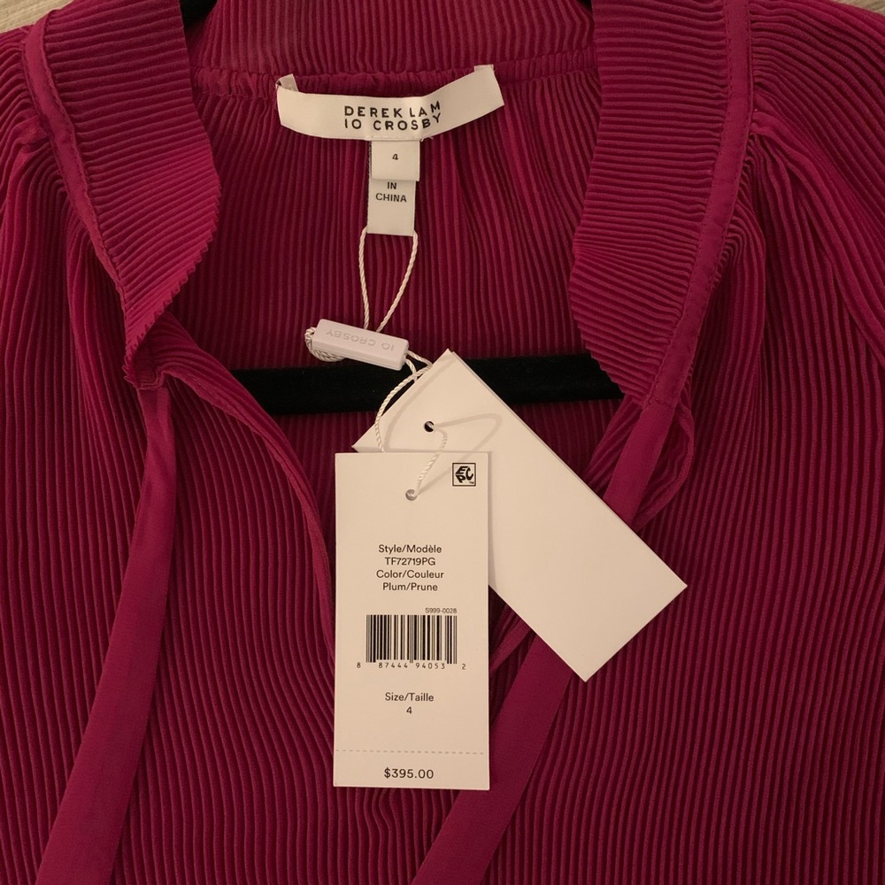 Derek Lam 10 Crosby Pleated Blouse - Picture 3 of 7